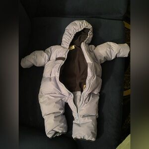 Cozy Light Blue Baby Boy Snowsuit